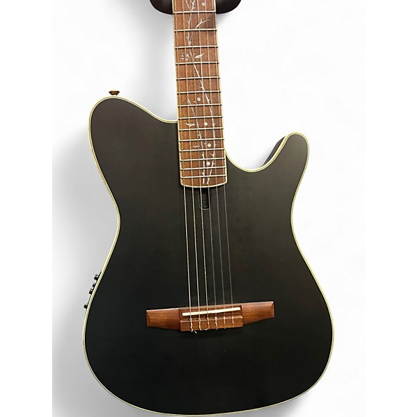 Used Ibanez TOD10N Tim Henson Nylon Trans Black Classical Acoustic Electric Guitar