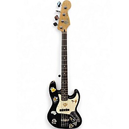 Used 2002 Fender Jazz Bass Black Electric Bass Guitar
