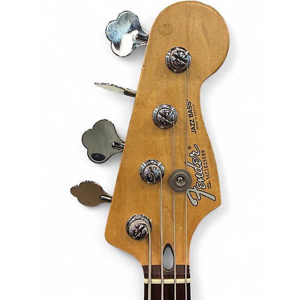Used 2002 Fender Jazz Bass Black Electric Bass Guitar