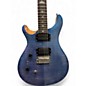 Used PRS Se Custom 24-08 Left-Handed Faded Blue Solid Body Electric Guitar