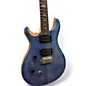 Used PRS Se Custom 24-08 Left-Handed Faded Blue Solid Body Electric Guitar