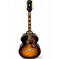 Used Epiphone Inspired by Gibson J-200 2 Color Sunburst Acoustic Electric Guitar thumbnail