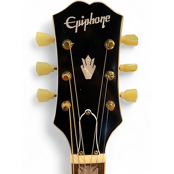 Used Epiphone Inspired by Gibson J-200 2 Color Sunburst Acoustic Electric Guitar