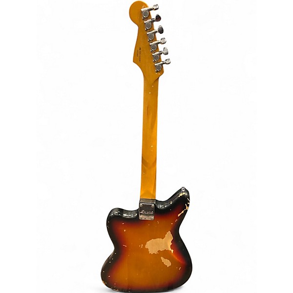 Used Fender Kurt Cobain Signature Jaguar 3 Color Sunburst Solid Body Electric Guitar