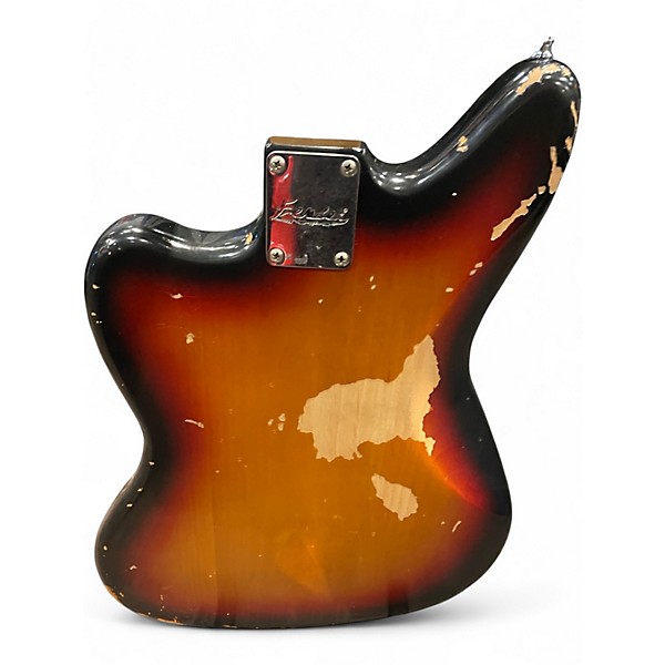 Used Fender Kurt Cobain Signature Jaguar 3 Color Sunburst Solid Body Electric Guitar