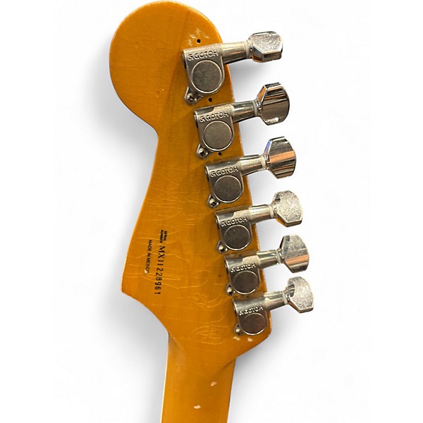 Used Fender Kurt Cobain Signature Jaguar 3 Color Sunburst Solid Body Electric Guitar