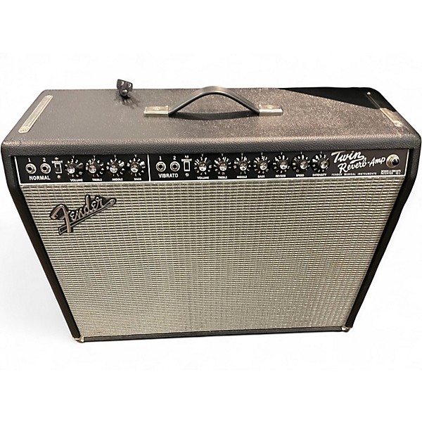 Used Fender 1965 Reissue Twin Reverb 85W 2x12 Tube Guitar Combo Amp