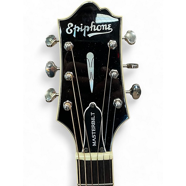 Used Epiphone Masterbuilt DR-500MCE Natural Acoustic Electric Guitar