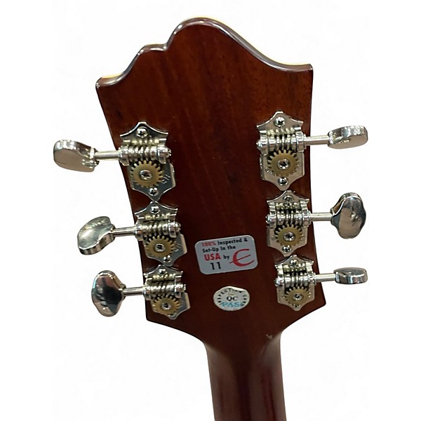 Used Epiphone Masterbuilt DR-500MCE Natural Acoustic Electric Guitar
