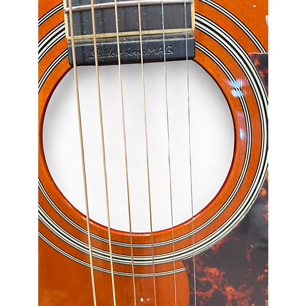 Used Epiphone Masterbuilt DR-500MCE Natural Acoustic Electric Guitar