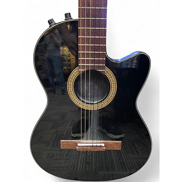 Used Guild MKS 10CE Black Classical Acoustic Electric Guitar
