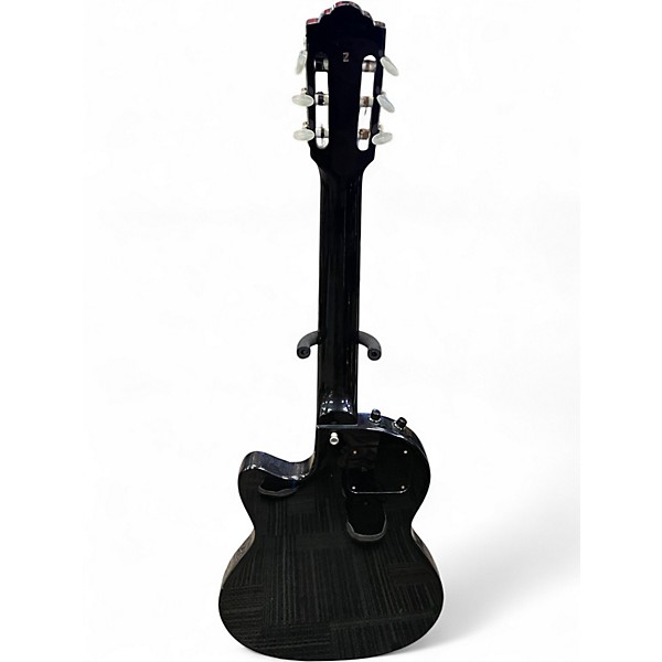 Used Guild MKS 10CE Black Classical Acoustic Electric Guitar