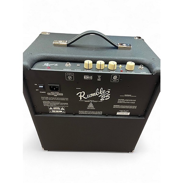 Used Fender Rumble 25 25W 1x8 Bass Combo Amp