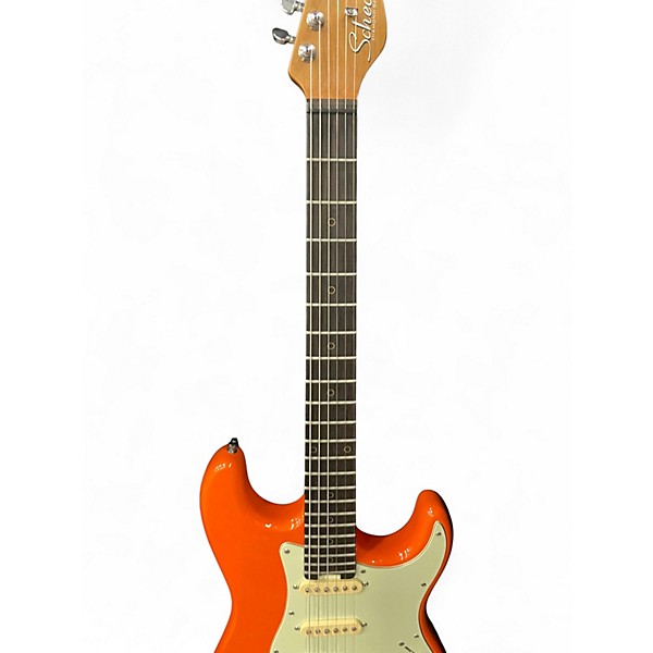 Used Schecter Guitar Research Nick Johnston Traditional SSS MODED Atomic Orange Solid Body Electric Guitar