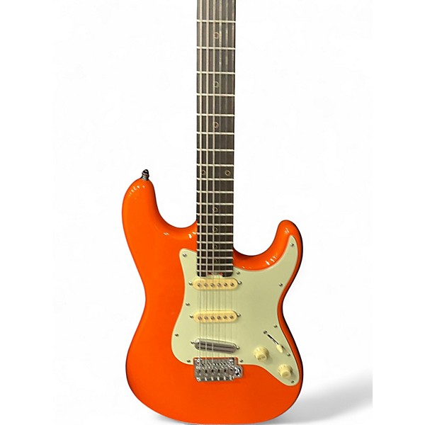Used Schecter Guitar Research Nick Johnston Traditional SSS MODED Atomic Orange Solid Body Electric Guitar