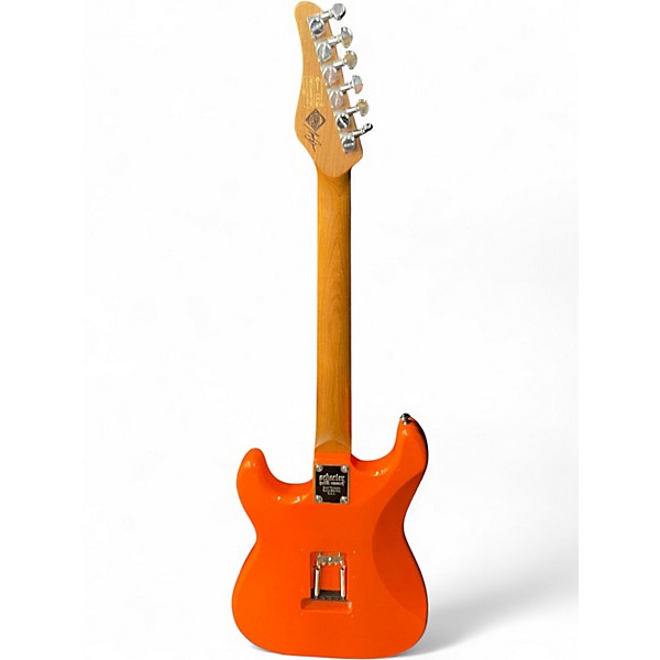 Used Schecter Guitar Research Nick Johnston Traditional SSS MODED Atomic Orange Solid Body Electric Guitar