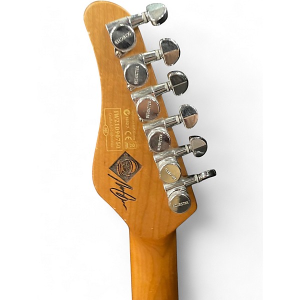 Used Schecter Guitar Research Nick Johnston Traditional SSS MODED Atomic Orange Solid Body Electric Guitar