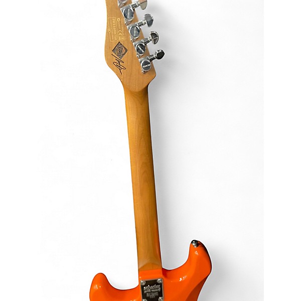 Used Schecter Guitar Research Nick Johnston Traditional SSS MODED Atomic Orange Solid Body Electric Guitar