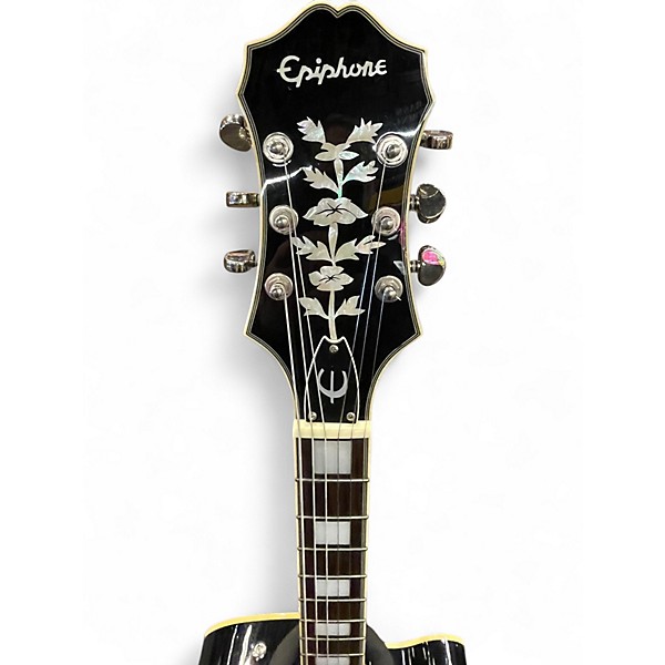 Used Epiphone Swingster TRANSPARENT BLACK Hollow Body Electric Guitar