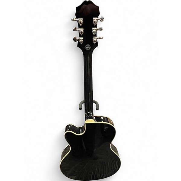 Used Epiphone Swingster TRANSPARENT BLACK Hollow Body Electric Guitar