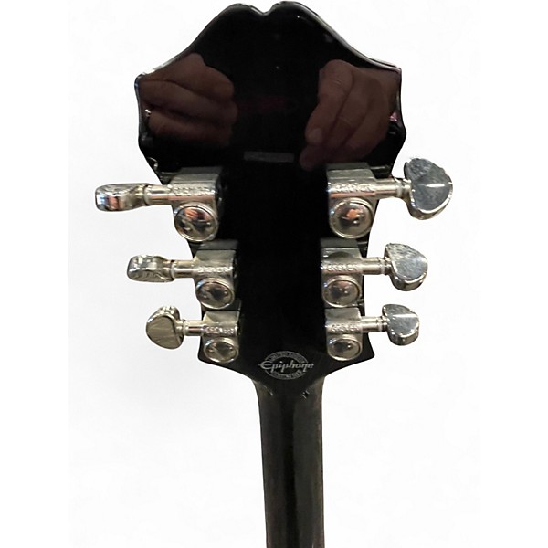 Used Epiphone Swingster TRANSPARENT BLACK Hollow Body Electric Guitar