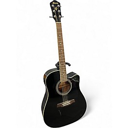 Used Ibanez V70CE Black Acoustic Electric Guitar