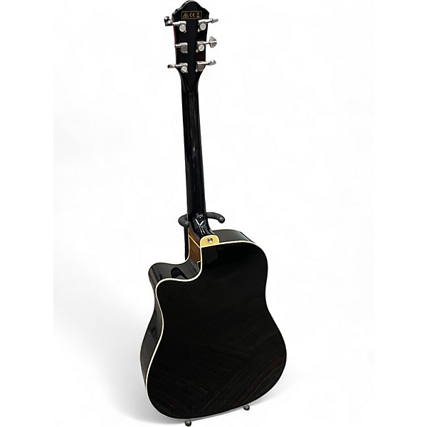 Used Ibanez V70CE Black Acoustic Electric Guitar