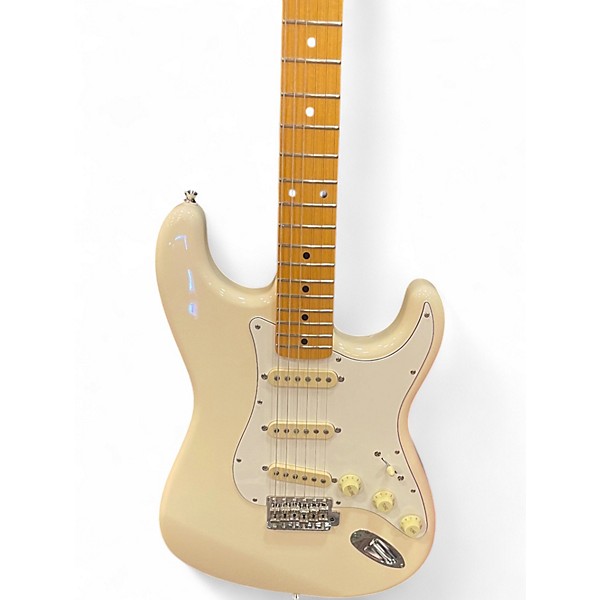 Used Fender JV MODIFIED Cream Solid Body Electric Guitar