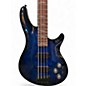 Used Schecter Guitar Research OMEN ELITE TRANS BLUE BURST Electric Bass Guitar