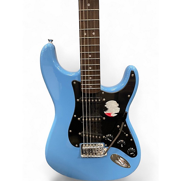 Used Squier Stratocaster BLUE Solid Body Electric Guitar