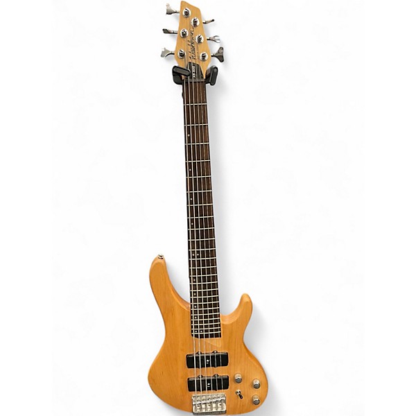 Used Washburn xb600 Natural Electric Bass Guitar