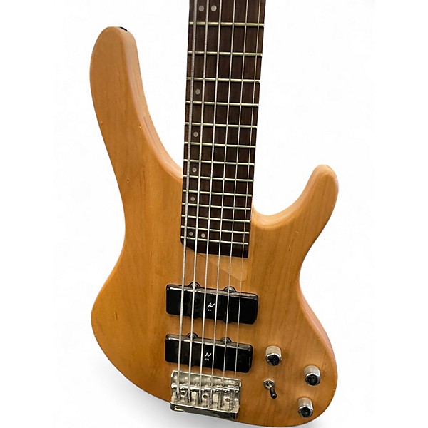 Used Washburn xb600 Natural Electric Bass Guitar