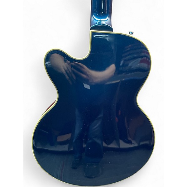 Used Epiphone Uptown Kat ES Collection Metallic Blue Hollow Body Electric Guitar