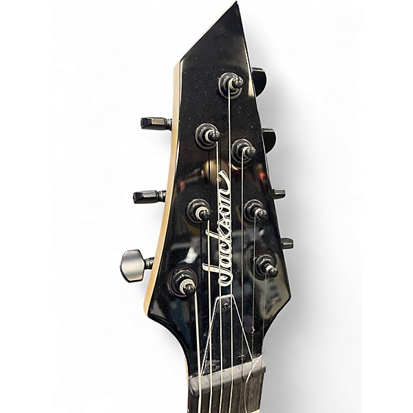 Used Jackson JS22-7 Dinky 7 String Black Solid Body Electric Guitar