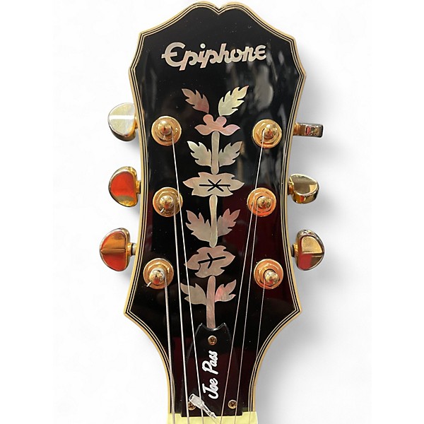 Used Epiphone Joe Pass Natural Hollow Body Electric Guitar