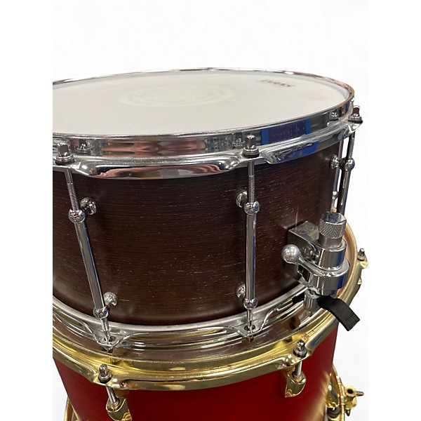 Used SJC Drums 5 Piece 5 PIECE CUSTOM KIT Red Drum Kit