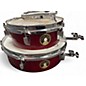 Used TAMA 3 Piece Club Jam Pancake Red Sparkle Drum Kit