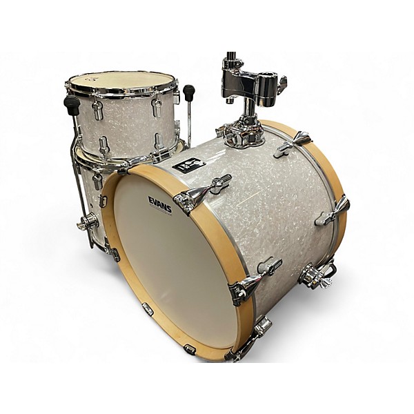 Used SONOR 3 Piece AQ2 Bop Maple White Marine Pearl Drum Kit