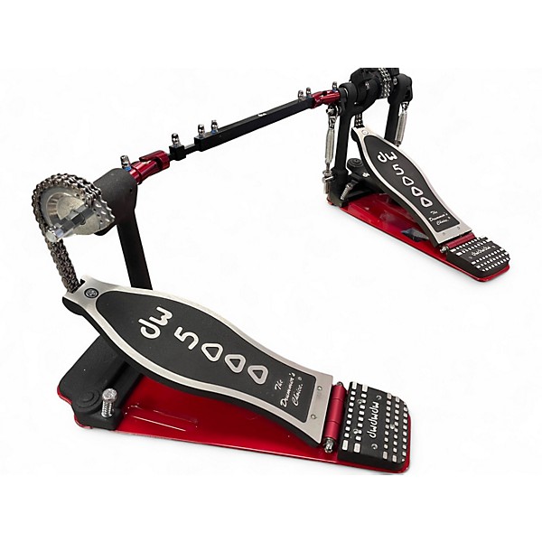 Used DW 5000 Series Double Double Bass Drum Pedal