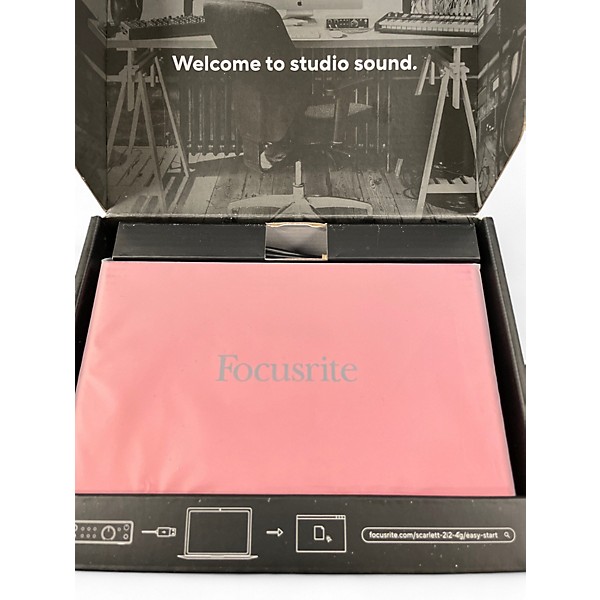 Used Focusrite Scarlett 2i2 Audio Interface