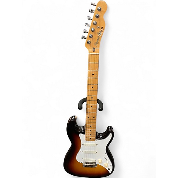 Used Squier Bullet Stratocaster 1985 Sunburst Solid Body Electric Guitar