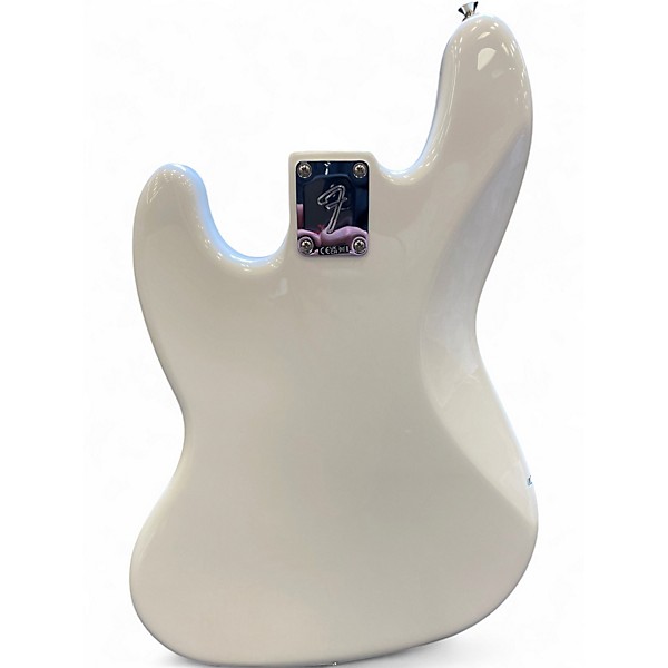 Used Fender Player Jazz Bass White Electric Bass Guitar