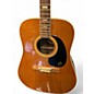 Used Aria Model 6712 Flat Top Natural Acoustic Guitar