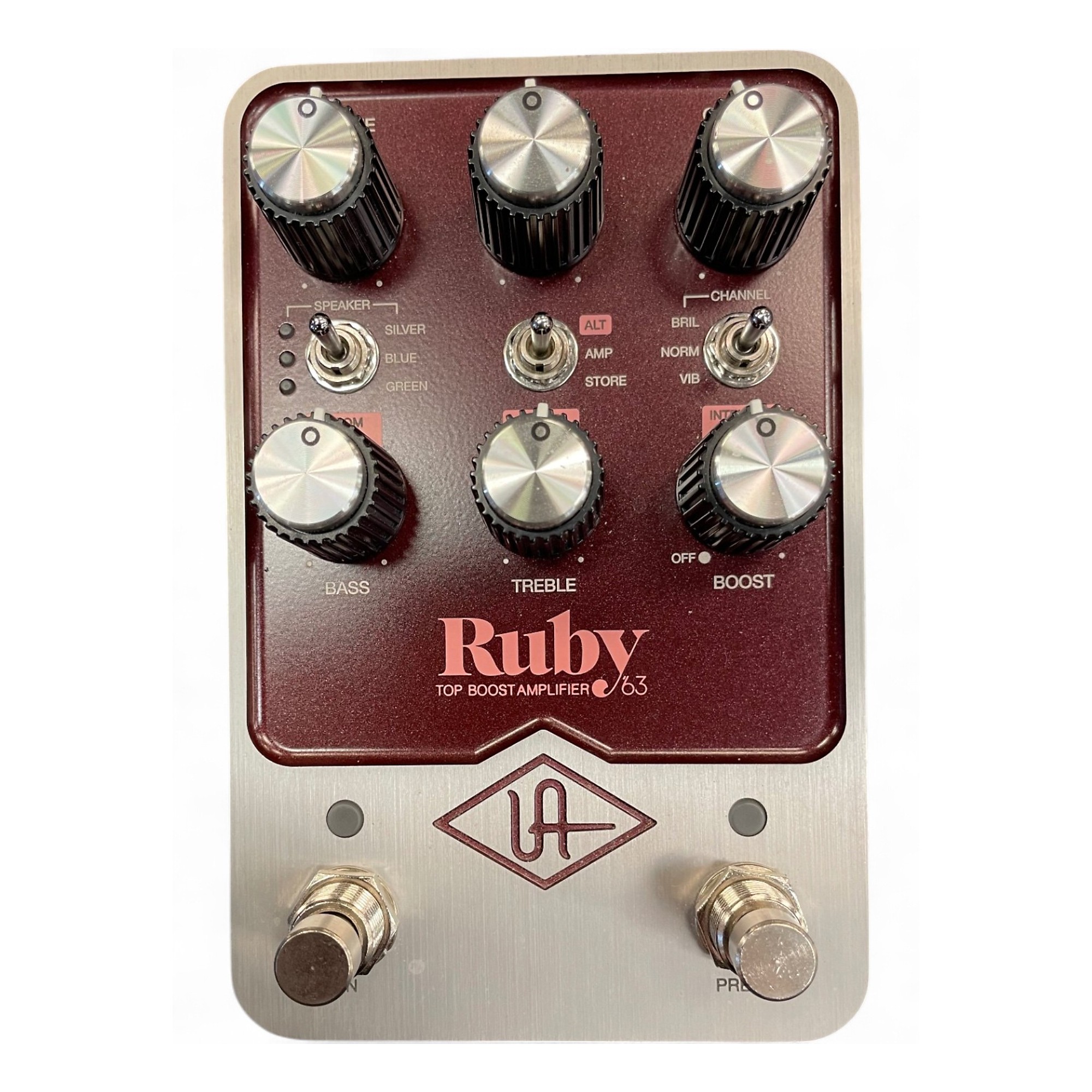 Used Universal Audio UAFX Ruby '63 Top Boost Amplifier Effect