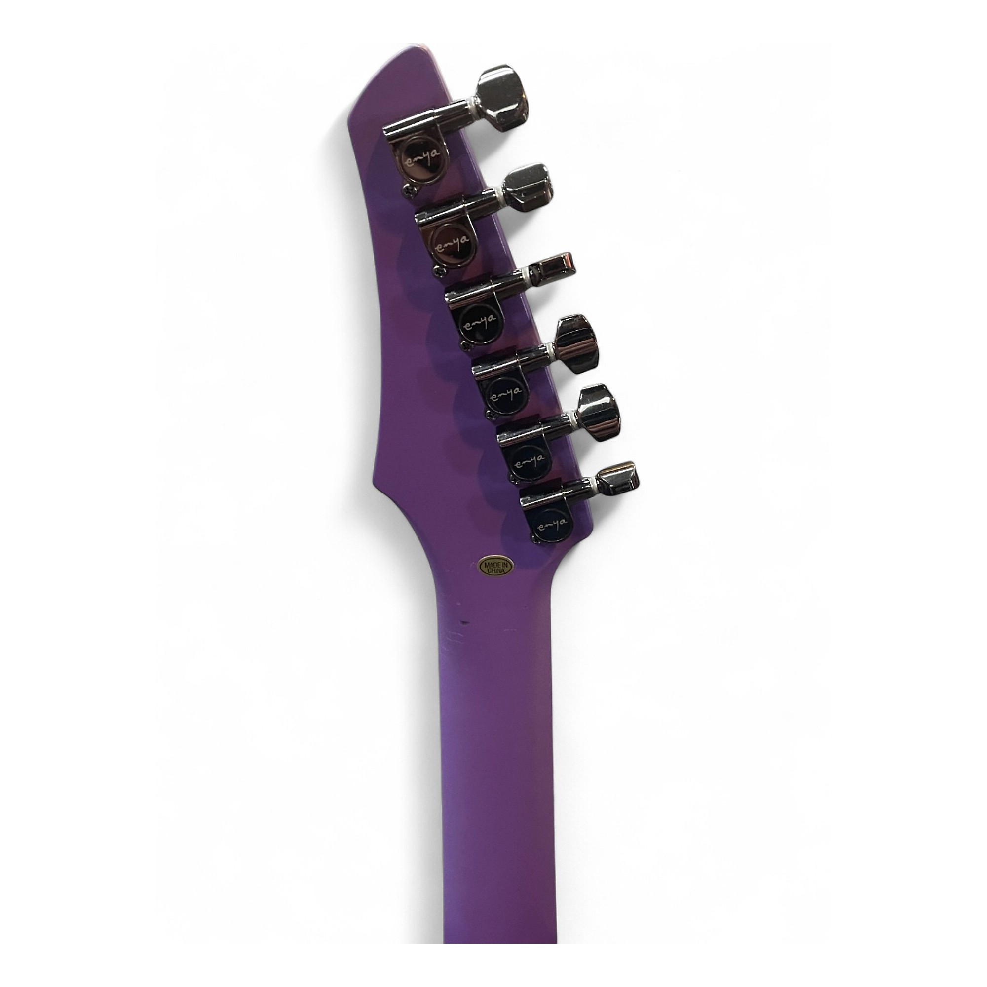Used Enya INSPIRE Purple Solid Body Electric Guitar Purple
