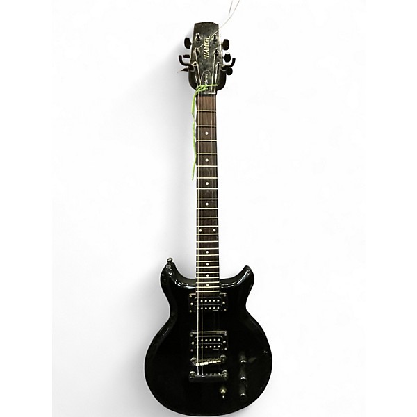 Used Hamer Sfx Black Solid Body Electric Guitar