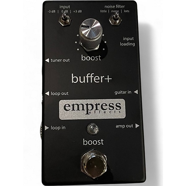 Used Empress Effects Buffer+ Analog I/O Interface with Switchable Boost Guitar Pedal