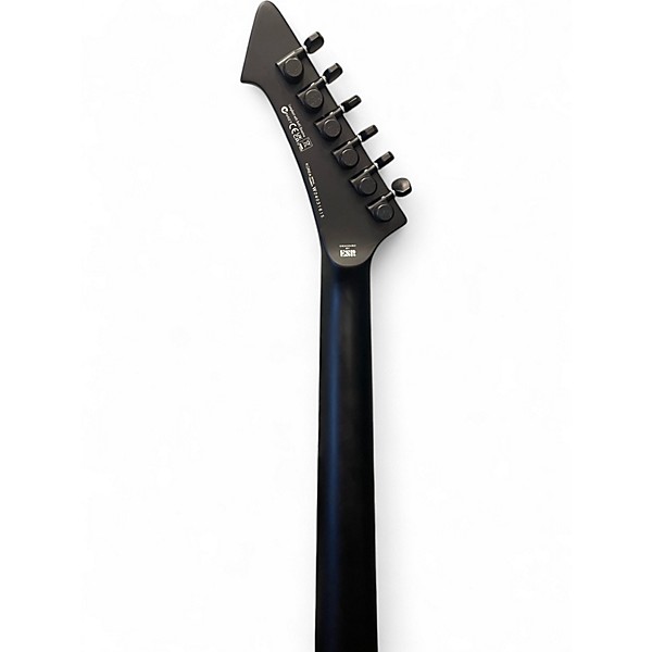 Used ESP LTD James Hetfield Snakebyte Satin Black Solid Body Electric Guitar