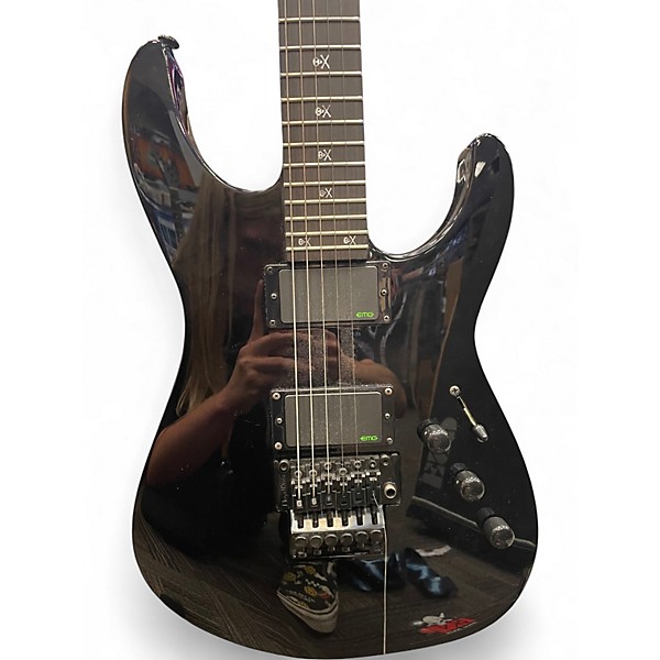 Used ESP LTD KH602 Kirk Hammett Signature Black Solid Body Electric Guitar