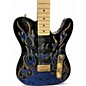 Used Fender James Burton Telecaster BLUE PAISLEY FLAME Solid Body Electric Guitar